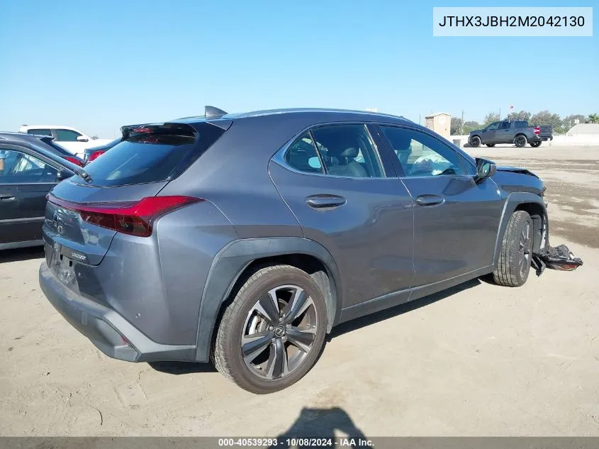 2021 Lexus Ux 200 VIN: JTHX3JBH2M2042130 Lot: 40539293