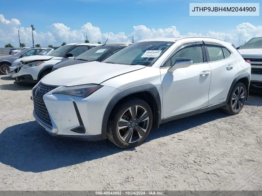 2021 Lexus Ux 250H VIN: JTHP9JBH4M2044900 Lot: 40543882