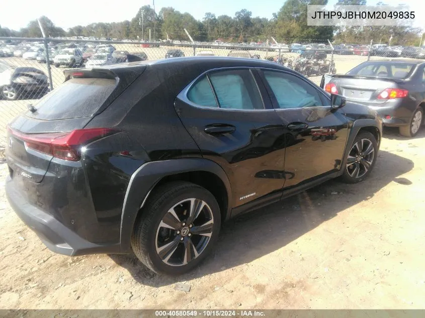 2021 Lexus Ux 250H VIN: JTHP9JBH0M2049835 Lot: 40580549