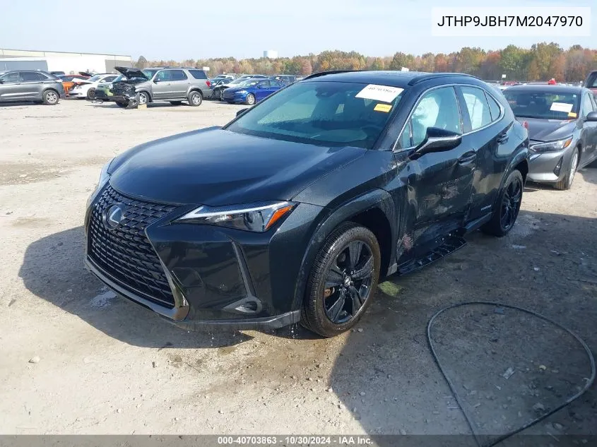 2021 Lexus Ux 250H VIN: JTHP9JBH7M2047970 Lot: 40703863