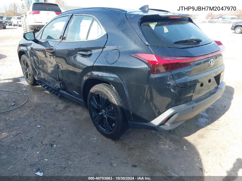 2021 Lexus Ux 250H VIN: JTHP9JBH7M2047970 Lot: 40703863