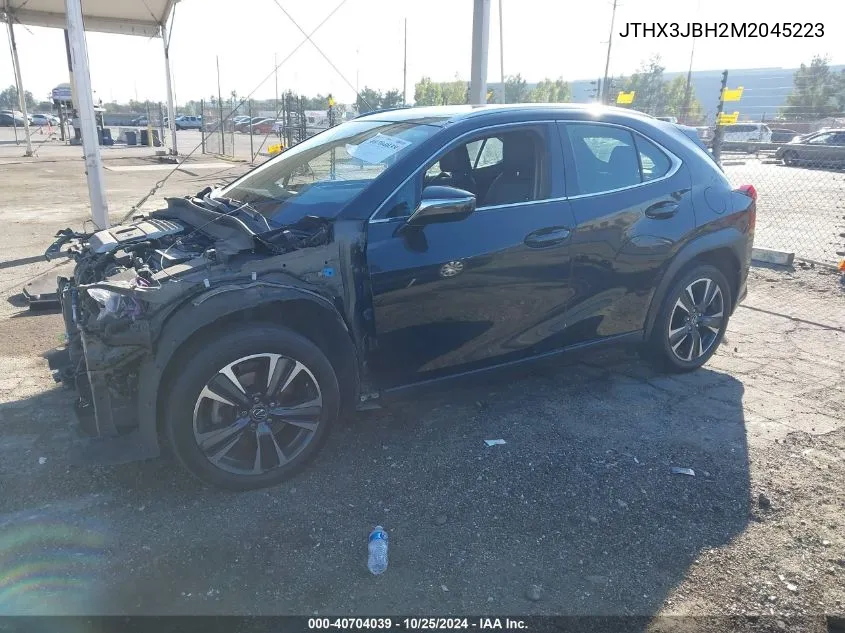 2021 Lexus Ux 200 VIN: JTHX3JBH2M2045223 Lot: 40704039