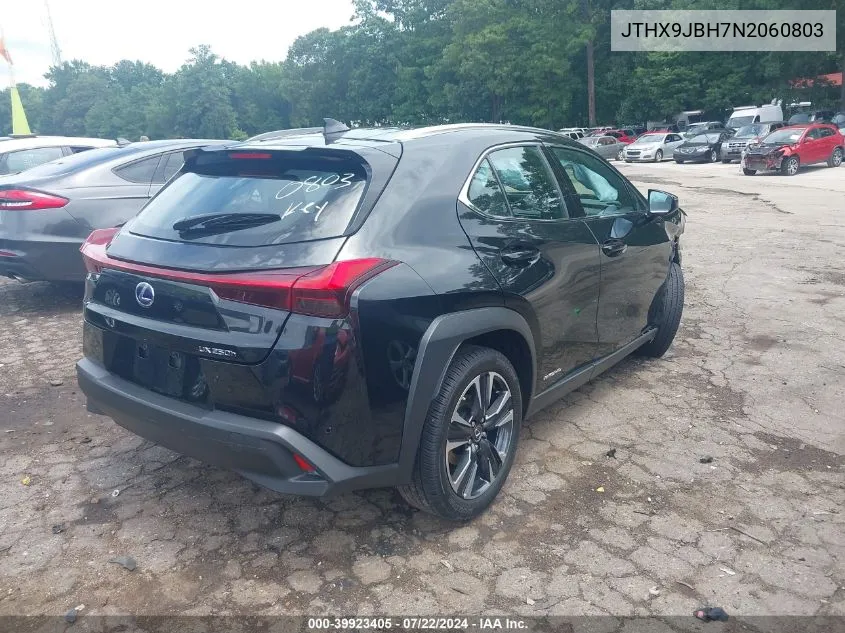 2022 Lexus Ux 250H VIN: JTHX9JBH7N2060803 Lot: 39923405