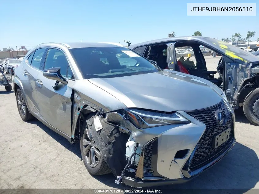 2022 Lexus Ux 250H F Sport VIN: JTHE9JBH6N2056510 Lot: 40170128