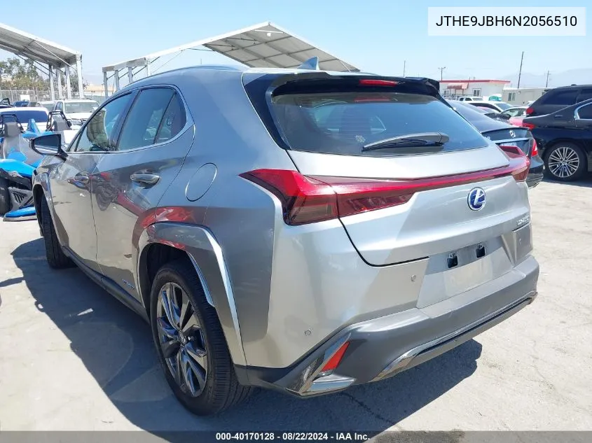 2022 Lexus Ux 250H F Sport VIN: JTHE9JBH6N2056510 Lot: 40170128