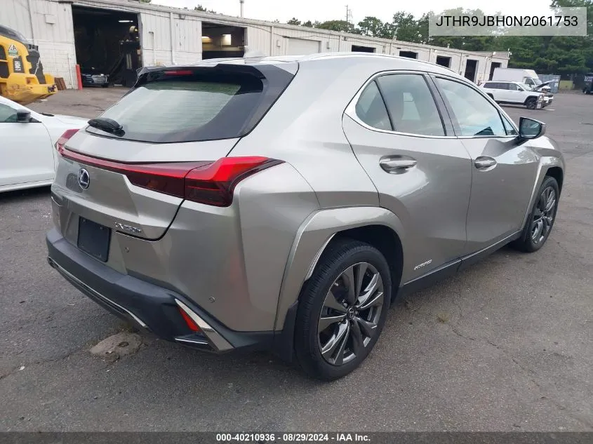 2022 Lexus Ux 250H F Sport VIN: JTHR9JBH0N2061753 Lot: 40210936