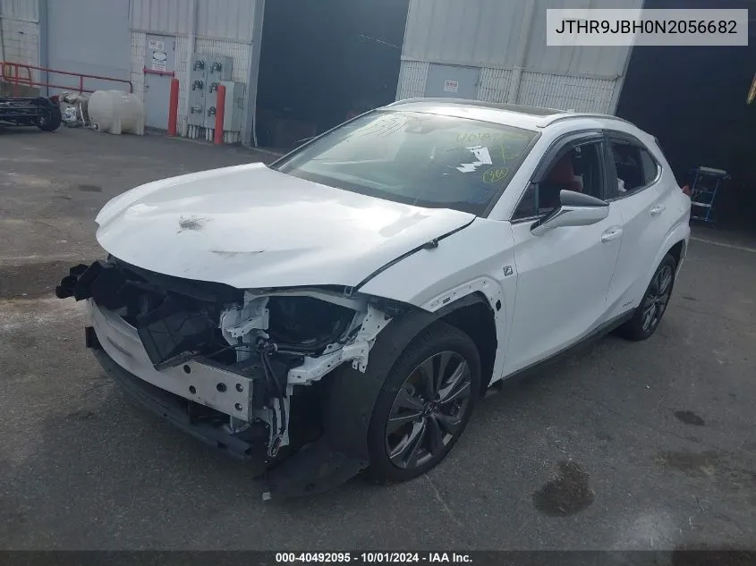 2022 Lexus Ux 250H F Sport VIN: JTHR9JBH0N2056682 Lot: 40492095