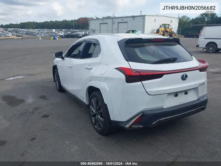 2022 Lexus Ux 250H F Sport VIN: JTHR9JBH0N2056682 Lot: 40492095