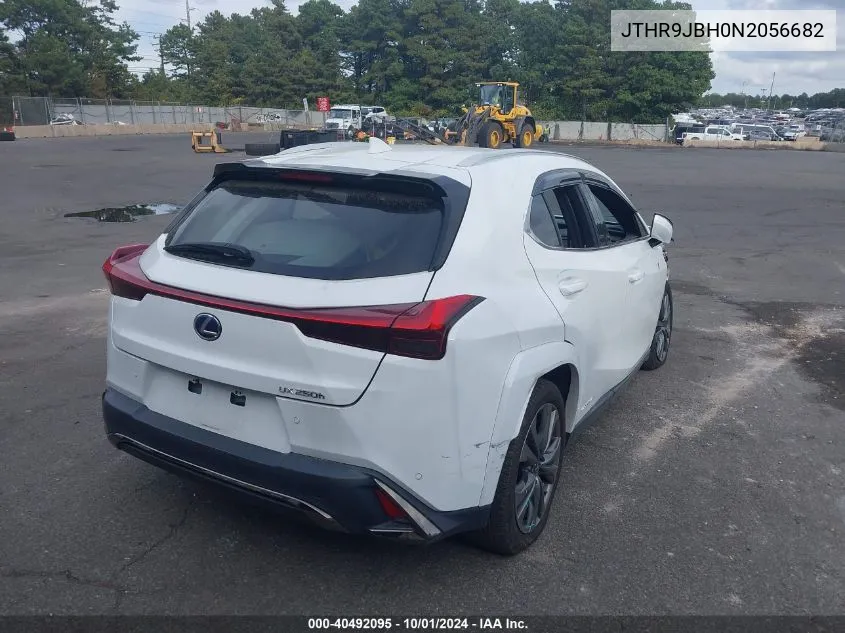 2022 Lexus Ux 250H F Sport VIN: JTHR9JBH0N2056682 Lot: 40492095