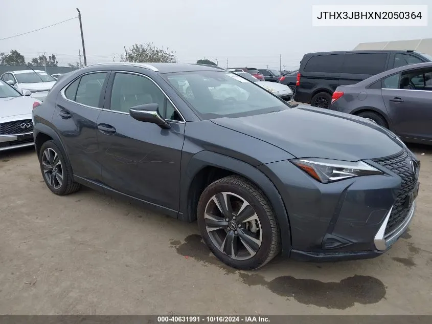 2022 Lexus Ux 200 VIN: JTHX3JBHXN2050364 Lot: 40631991