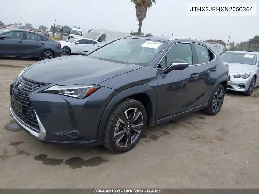 2022 Lexus Ux 200 VIN: JTHX3JBHXN2050364 Lot: 40631991