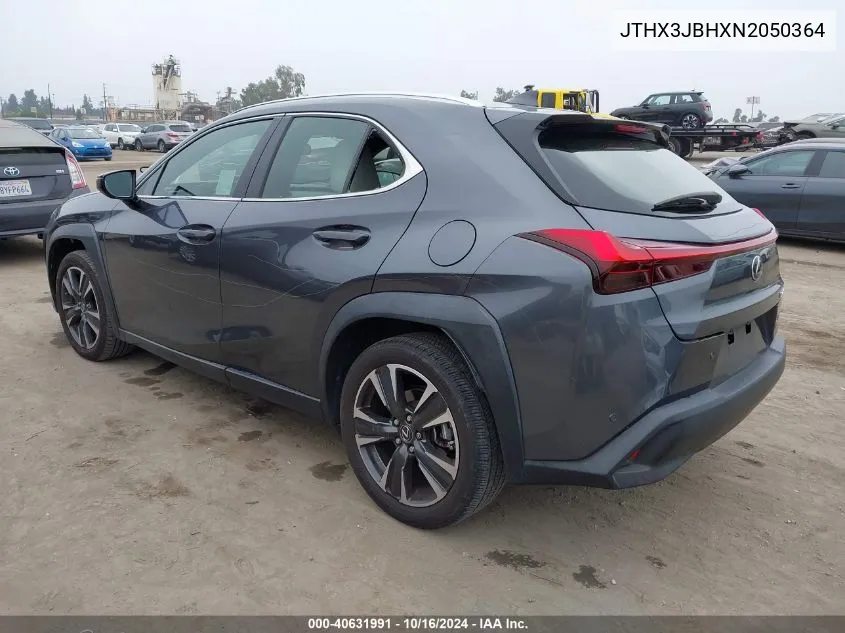 2022 Lexus Ux 200 VIN: JTHX3JBHXN2050364 Lot: 40631991