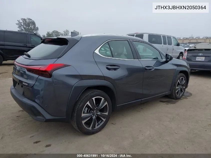 2022 Lexus Ux 200 VIN: JTHX3JBHXN2050364 Lot: 40631991