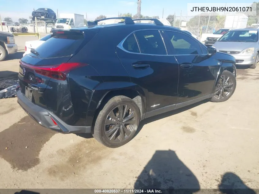 2022 Lexus Ux 250H F Sport VIN: JTHE9JBH9N2061071 Lot: 40820537