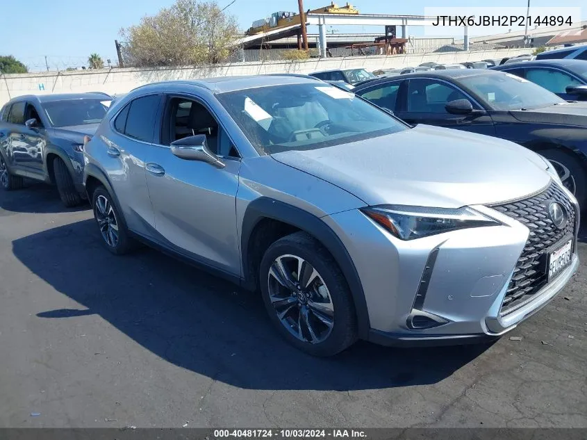 2023 Lexus Ux 250H Base/250H Premium/250H F Sport Design/250H F Sport Handling VIN: JTHX6JBH2P2144894 Lot: 40481724