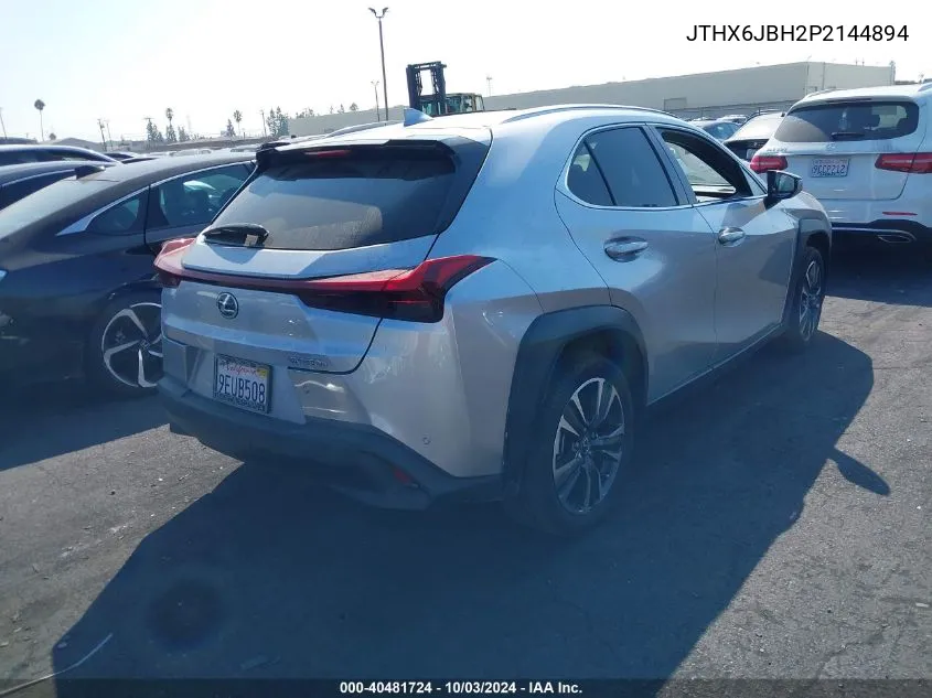 2023 Lexus Ux 250H Base/250H Premium/250H F Sport Design/250H F Sport Handling VIN: JTHX6JBH2P2144894 Lot: 40481724