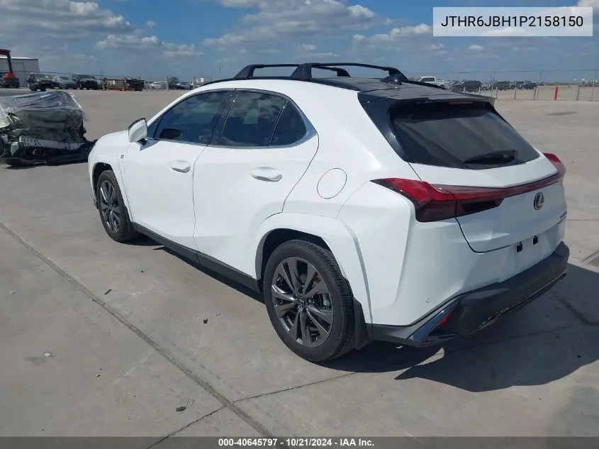 2023 Lexus Ux 250H F Sport Handling VIN: JTHR6JBH1P2158150 Lot: 40645797