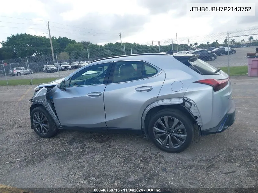 JTHB6JBH7P2143752 2023 Lexus Ux F Sport Design