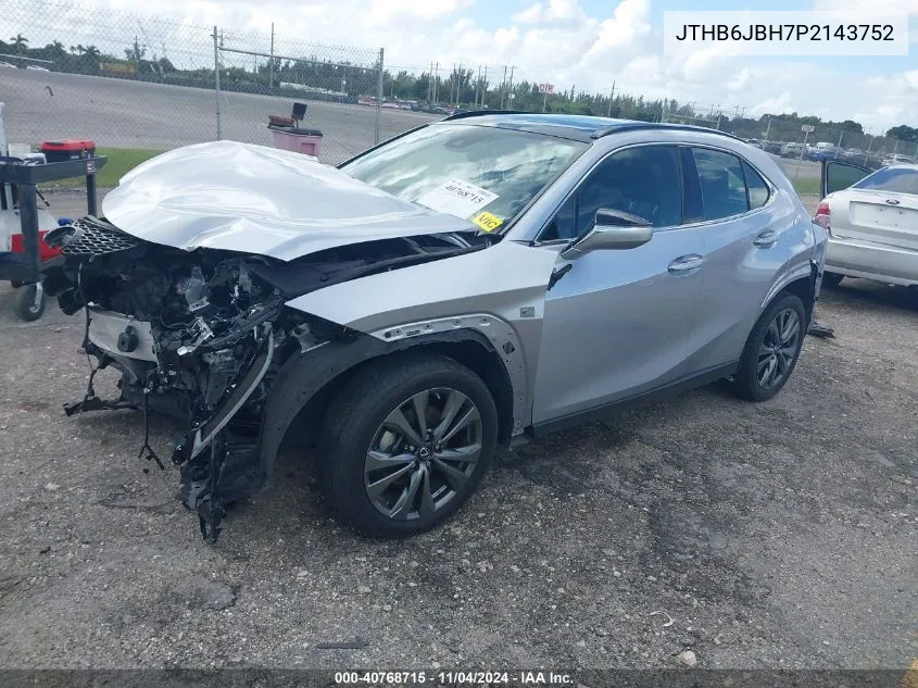 JTHB6JBH7P2143752 2023 Lexus Ux F Sport Design