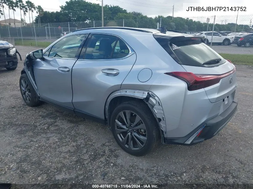 JTHB6JBH7P2143752 2023 Lexus Ux F Sport Design