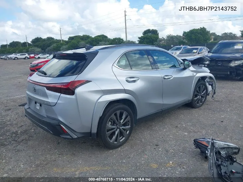 JTHB6JBH7P2143752 2023 Lexus Ux F Sport Design