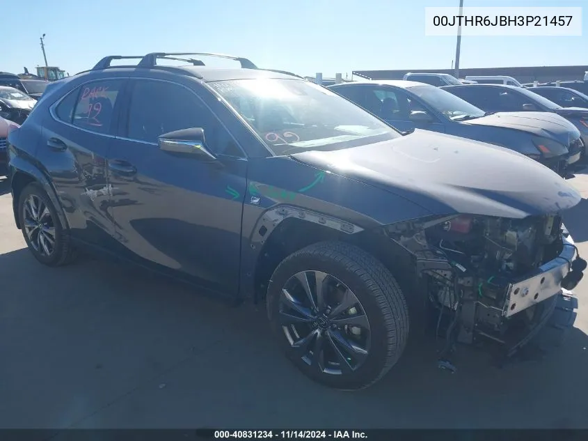 2023 Lexus Ux 250H F Sport Handling VIN: 00JTHR6JBH3P21457 Lot: 40831234