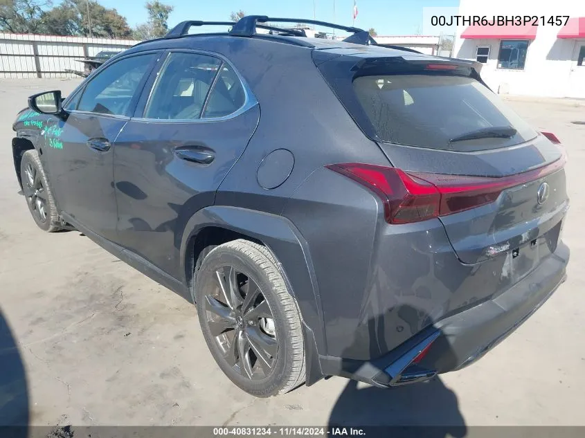 2023 Lexus Ux 250H F Sport Handling VIN: 00JTHR6JBH3P21457 Lot: 40831234