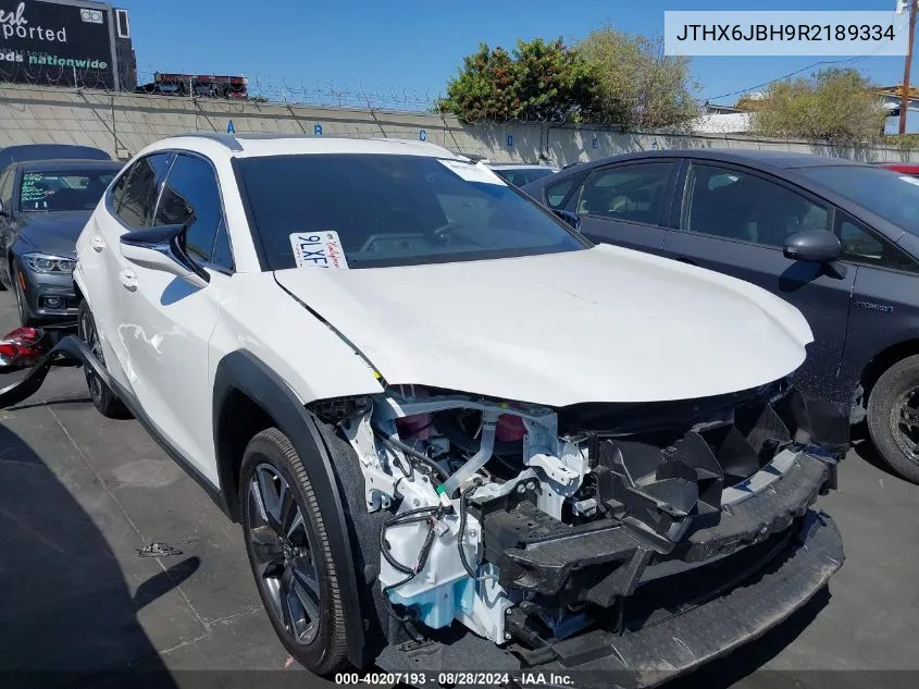 2024 Lexus Ux 250H VIN: JTHX6JBH9R2189334 Lot: 40207193