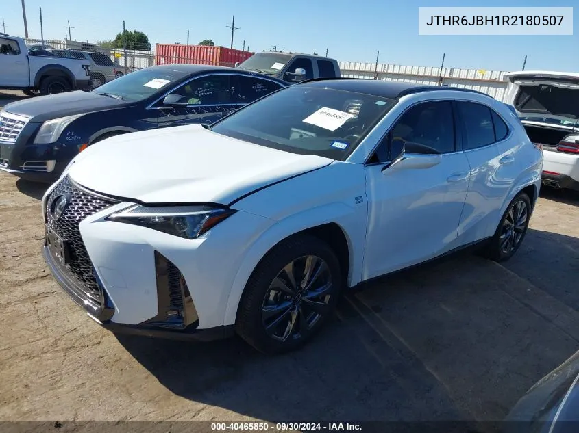 2024 Lexus Ux 250H F Sport Handling VIN: JTHR6JBH1R2180507 Lot: 40465850