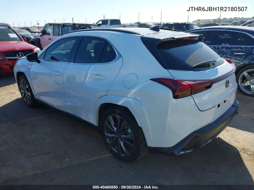 2024 Lexus Ux 250H F Sport Handling VIN: JTHR6JBH1R2180507 Lot: 40465850