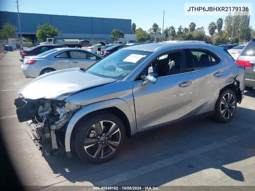 2024 Lexus Ux 250H Premium VIN: JTHP6JBHXR2179136 Lot: 40549162