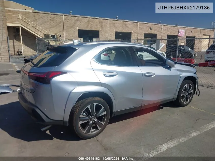 2024 Lexus Ux 250H Premium VIN: JTHP6JBHXR2179136 Lot: 40549162