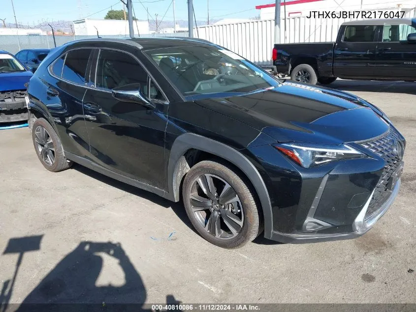 2024 Lexus Ux 250H VIN: JTHX6JBH7R2176047 Lot: 40810086