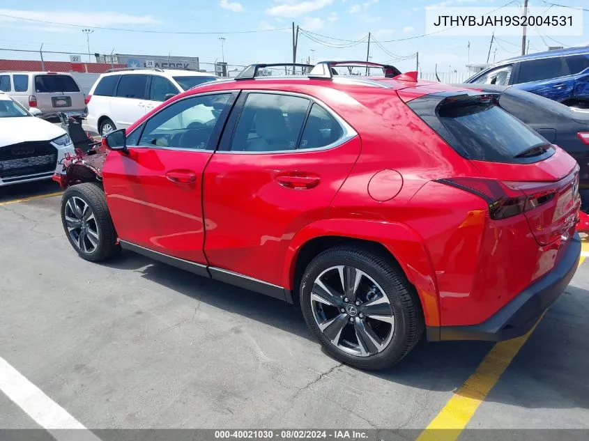 2025 Lexus Ux 300H Premium VIN: JTHYBJAH9S2004531 Lot: 40021030