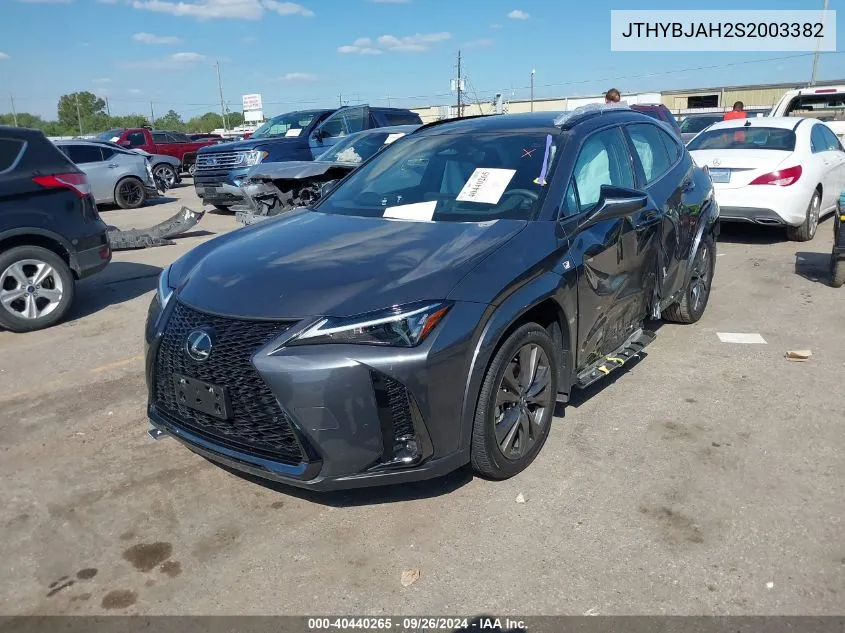 2025 Lexus Ux 300H F Sport Handling VIN: JTHYBJAH2S2003382 Lot: 40440265