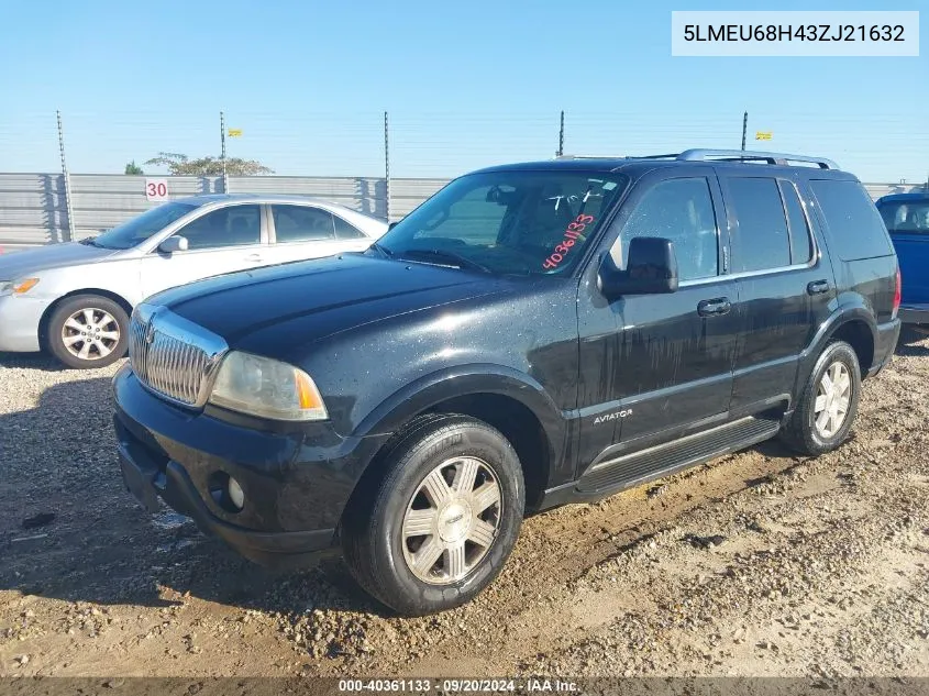 5LMEU68H43ZJ21632 2003 Lincoln Aviator