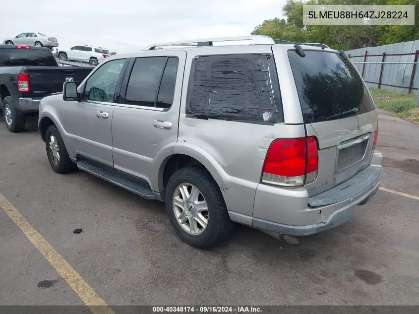 5LMEU88H64ZJ28224 2004 Lincoln Aviator