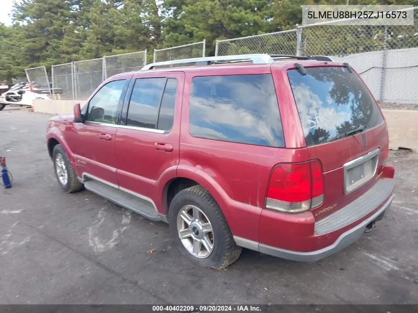 2005 Lincoln Aviator VIN: 5LMEU88H25ZJ16573 Lot: 40402209