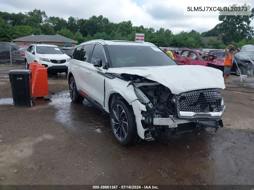 2020 Lincoln Aviator Reserve VIN: 5LM5J7XC4LGL20373 Lot: 39861367