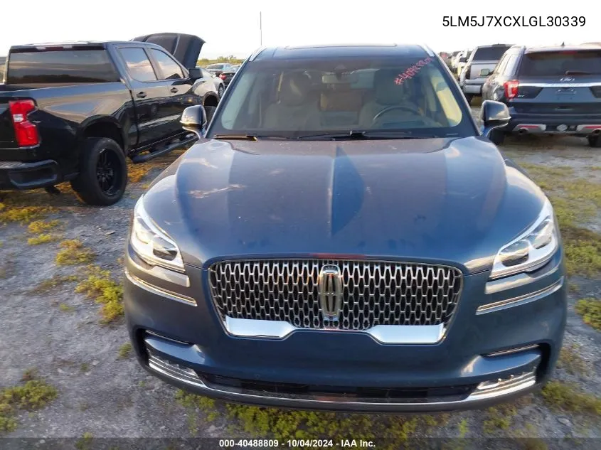 2020 Lincoln Aviator Reserve VIN: 5LM5J7XCXLGL30339 Lot: 40488809