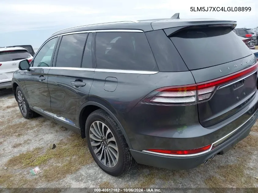 2020 Lincoln Aviator Reserve VIN: 5LM5J7XC4LGL08899 Lot: 40517182