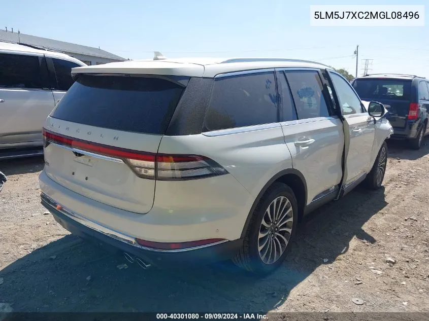 5LM5J7XC2MGL08496 2021 Lincoln Aviator Reserve