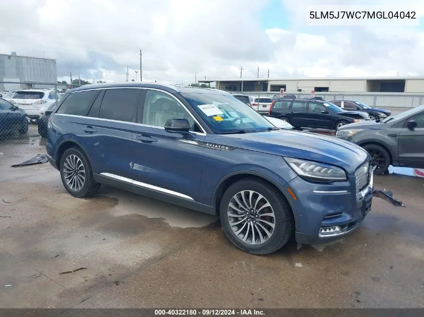 5LM5J7WC7MGL04042 2021 Lincoln Aviator Reserve