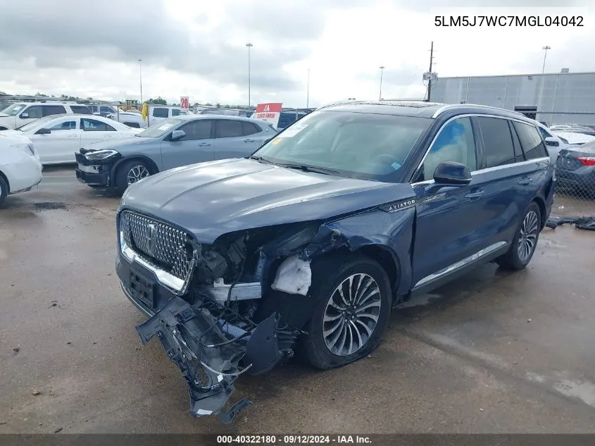 5LM5J7WC7MGL04042 2021 Lincoln Aviator Reserve