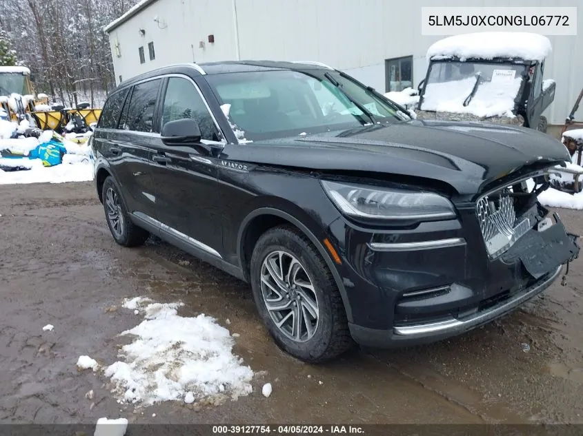 5LM5J0XC0NGL06772 2022 Lincoln Aviator Livery