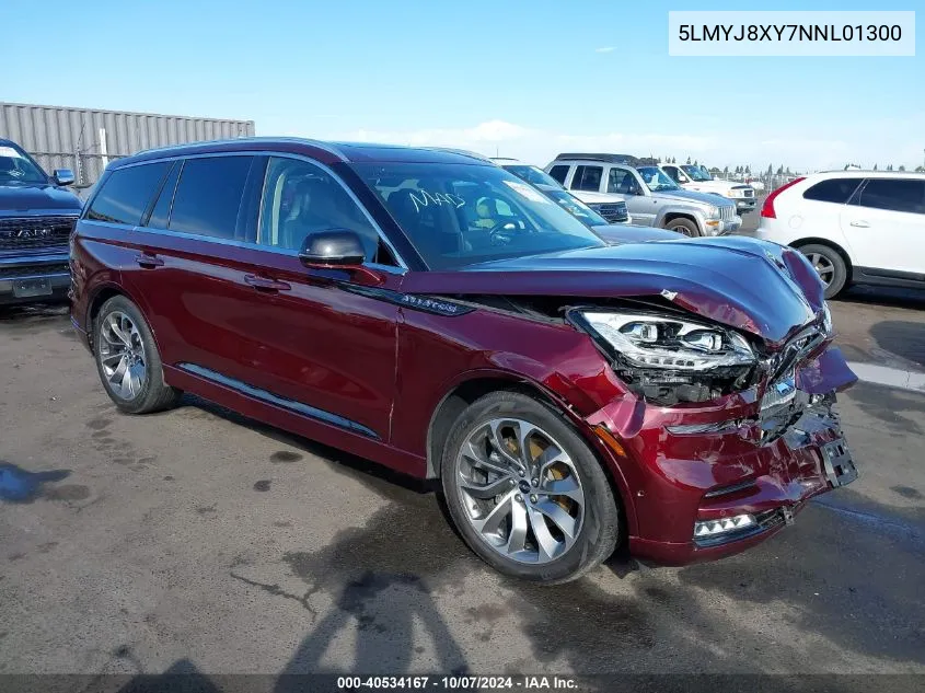 2022 Lincoln Aviator Grand Touring VIN: 5LMYJ8XY7NNL01300 Lot: 40534167