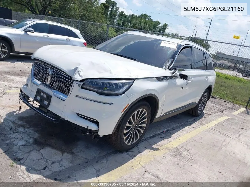 5LM5J7XC6PGL21160 2023 Lincoln Aviator Reserve