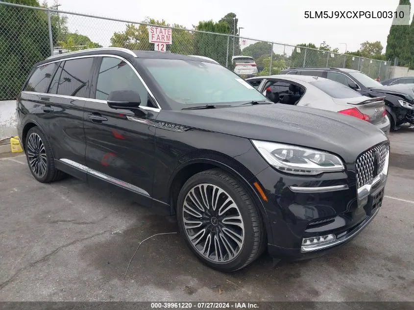 2023 Lincoln Aviator Black Label VIN: 5LM5J9XCXPGL00310 Lot: 39961220