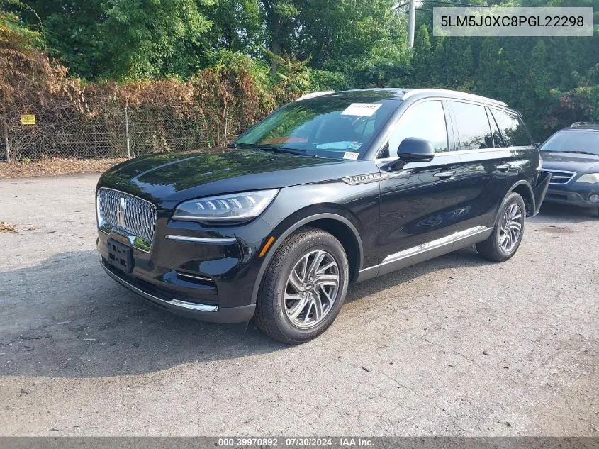 2023 Lincoln Aviator Livery VIN: 5LM5J0XC8PGL22298 Lot: 39970892