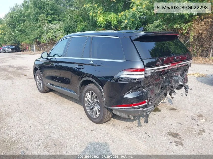 2023 Lincoln Aviator Livery VIN: 5LM5J0XC8PGL22298 Lot: 39970892